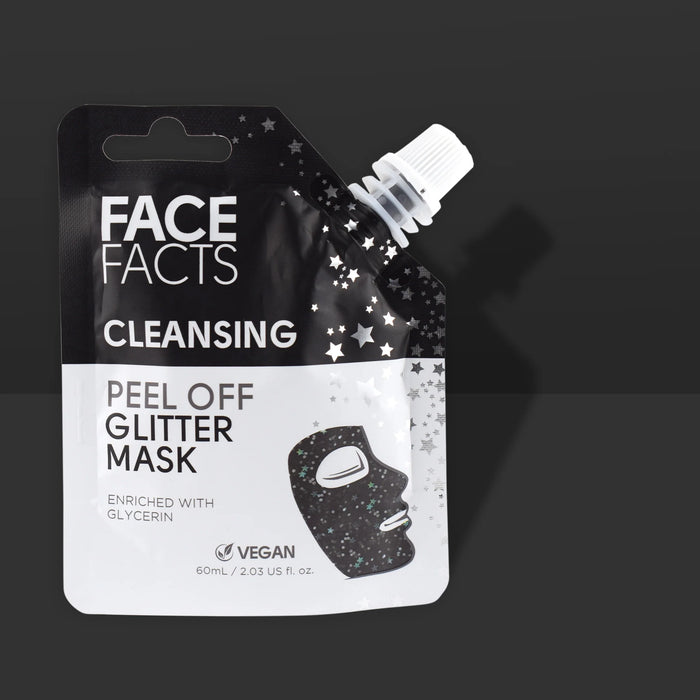 Face Facts Black Cleansing Peel-Off Glitter Mask - 60ml