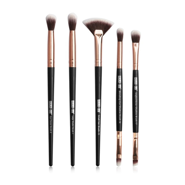 MAANGE Pro 3/5/12 Pcs Makeup Brushes Set Eyeshadow Eyeliner Eyelash Eyebrow Brush Beauty Make up Blending Tools Maquiagem - Allofbeauty