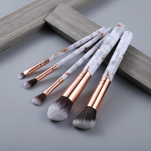 FLD5/15Pcs Makeup Brushes Set Cosmetic Powder Eye Shadow Foundation Blush Blending Beauty Make Up Kabuki Brush Tools Maquiagem - Allofbeauty